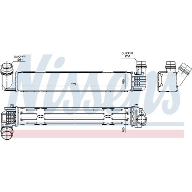 Ladeluftkühler PKW 96543 Ladeluftkühler PKW 96543