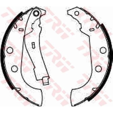 71 461 021 Bremsbacken GS8272 71 461 021 Bremsbacken GS8272