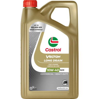 Castrol Vecton Long Drain 10W-40 E6/E9 5 Liter 15F3D1 Castrol Vecton Long Drain 10W-40 E6/E9 5 Liter 15F3D1