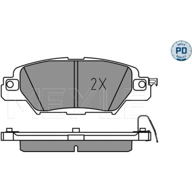 Bremsbelagsatz, Scheibenbremse MEYLE-PD: Advanced performance and design 025 223 3214/PD Bremsbelagsatz, Scheibenbremse MEYLE-PD: Advanced performance and design 025 223 3214/PD