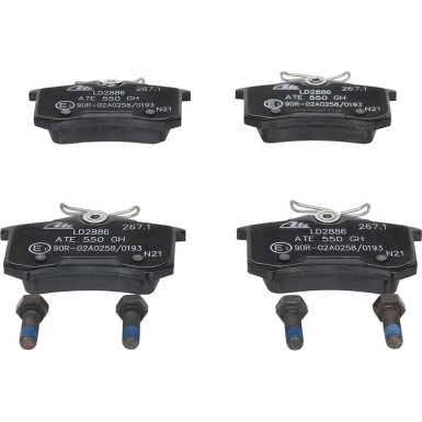 Bremsbelagsatz Audi T. A4/A6/Tt 97-08 Keramik ATE Ceramic 13.0470-2886.2 Bremsbelagsatz Audi T. A4/A6/Tt 97-08 Keramik ATE Ceramic 13.0470-2886.2