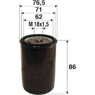 VALEO Ölfilter 586058 VALEO Ölfilter 586058