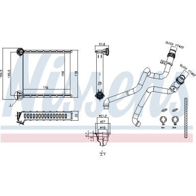 Heizkühler PKW 73942