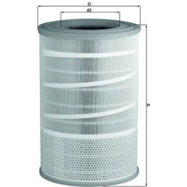 MAHLE Luftfilter LX 2068