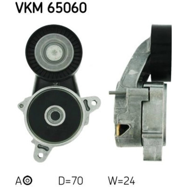 Multi-V-Umlenkrolle VKM 65060 Multi-V-Umlenkrolle VKM 65060