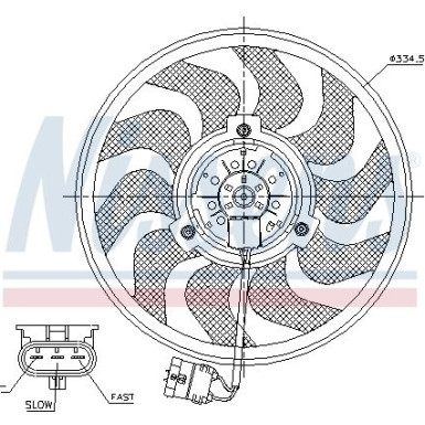 Kühlerlüfter PKW 85755 Kühlerlüfter PKW 85755