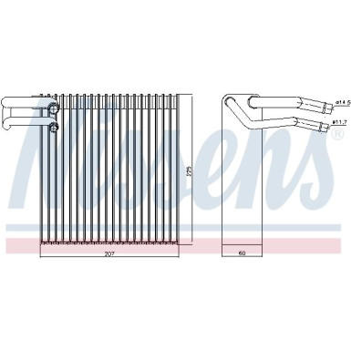 Verdampfer PKW NISSAN MICRA 03 92188