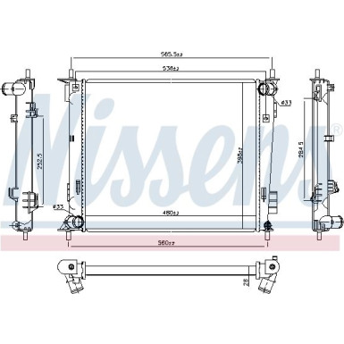 Wasserkühler PKW 66791