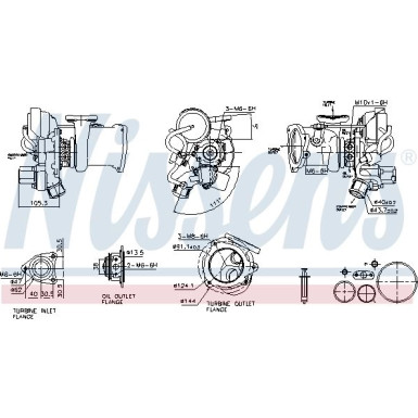 Nissens Turbo 93454
