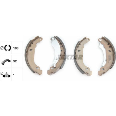 Bremsbacken Peugeot 206 91053800