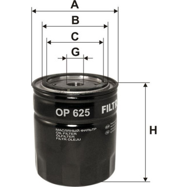 FILTRON Ölfilter OP 625 FILTRON Ölfilter OP 625