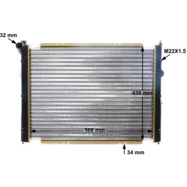 Kühler, Motorkühlung CR 361 000S