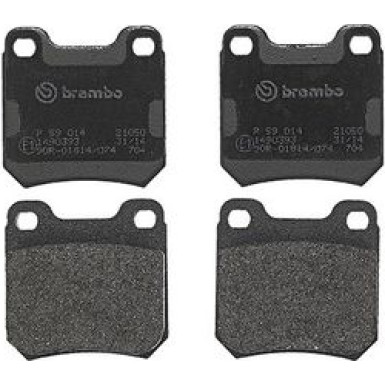 BREMBO Bremsklötze HA P 59 014 BREMBO Bremsklötze HA P 59 014
