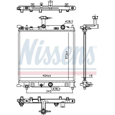 Wasserkühler PKW 641777