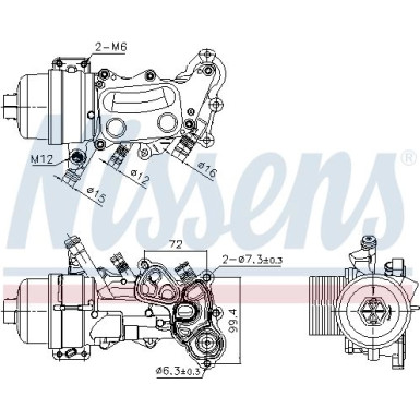 Ölkühler PKW 90992 Ölkühler PKW 90992