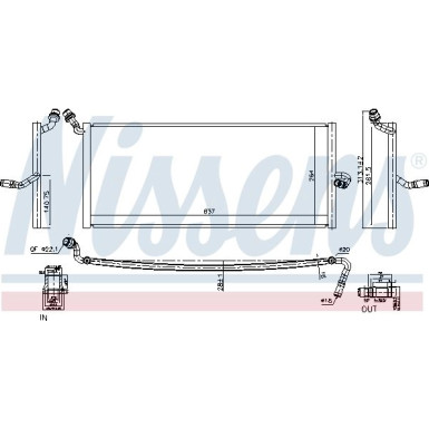 Wasserkühler PKW 627047 Wasserkühler PKW 627047