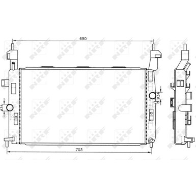Kühler, Motorkühlung 55317