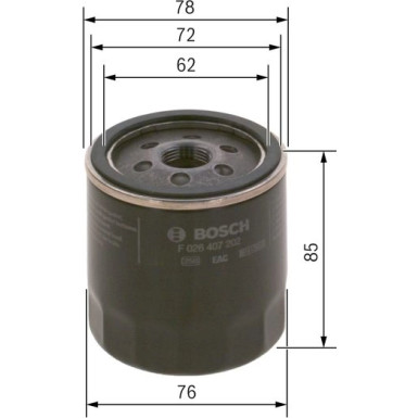Ölfilter F 026 407 202 Ölfilter F 026 407 202