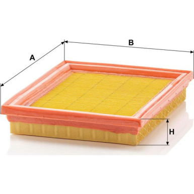 Mann & Hummel Luftfilter PKW MINI C 2237