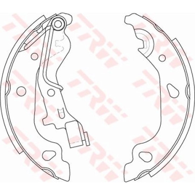 40 461 021 Bremsbacken GS8687 40 461 021 Bremsbacken GS8687