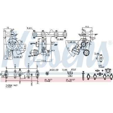 Nissens Turbo FORD Galaxy,SKODA,SEAT,VW 95 FACTORY NEW 93124