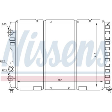 Wasserkühler PKW 60033 Wasserkühler PKW 60033
