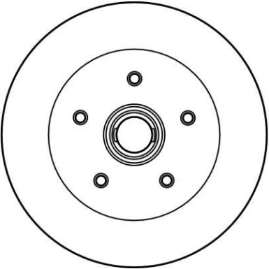 Bremsscheibe Vw P. T2 85-92 DF2587