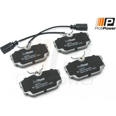 PROFIPOWER Bremsbelagsatz, Scheibenbremse 1B2029