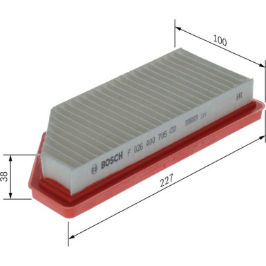 Luftfiltereinsatz F 026 400 705