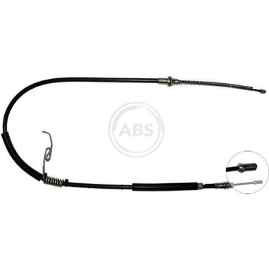 A.B.S. Handbremsseil Seilzug Festellbremse K17858 A.B.S. Handbremsseil Seilzug Festellbremse K17858
