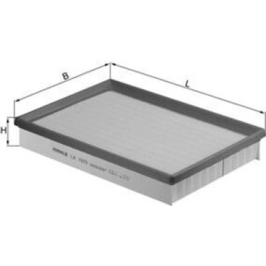 MAHLE Luftfilter LX 1572
