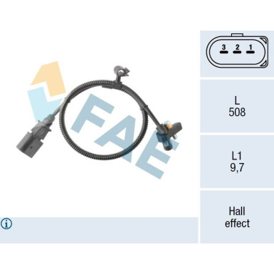 FAE Impulsgeber, Kurbelwelle 79495 FAE Impulsgeber, Kurbelwelle 79495