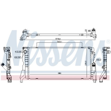 Wasserkühler PKW 69710 Wasserkühler PKW 69710