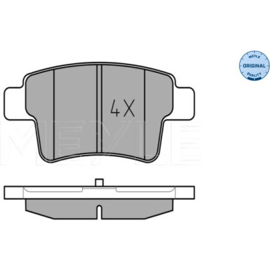 Bremsbelagsatz Citroen T. C4 Picasso 07 252454016 Bremsbelagsatz Citroen T. C4 Picasso 07 252454016