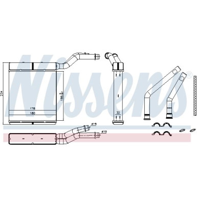 Heizkühler PKW FORD FOCUS ALLE 7,04-3 71770