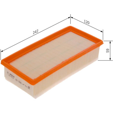 Luftfilter F 026 400 510 Luftfilter F 026 400 510