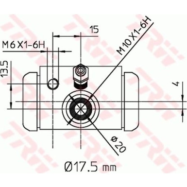 Radbremszylinder BWC243 Radbremszylinder BWC243