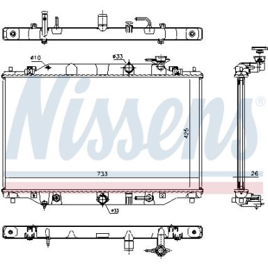 Wasserkühler PKW 68533 Wasserkühler PKW 68533