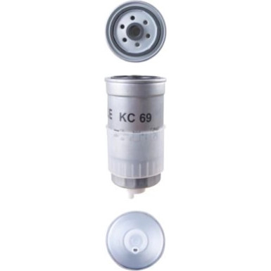 MAHLE Kraftstofffilter KC 69