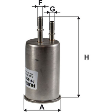 FILTRON Kraftstofffilter PP866/6