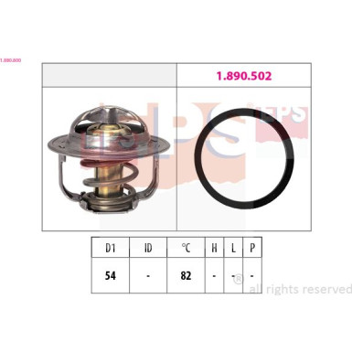 Thermostat, Kühlmittel 1.880.800 Thermostat, Kühlmittel 1.880.800