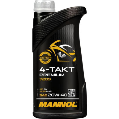 MANNOL 4-TAKT Premium 20W-40 7209 1 Liter Mannol 7209 4-TAKT Premium 20W-40 MN7209-1