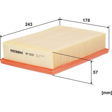 FILTRON Luftfilter AP 028