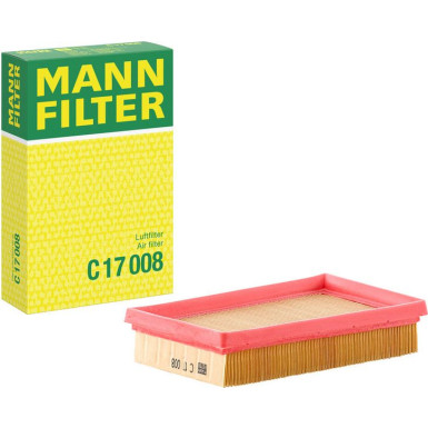 Mann & Hummel Luftfilter PKW TOYOTA Yaris III 1,5Hybrid 12 C 17 008