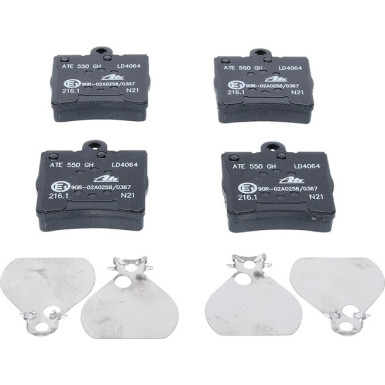 Bremsbelagsatz Db T. W202/W203/W210 95-11 Keramik ATE Ceramic 13.0470-4064.2