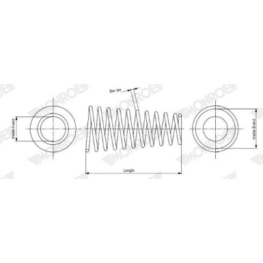 MONROE Fahrwerksfeder SP0748 MONROE Fahrwerksfeder SP0748