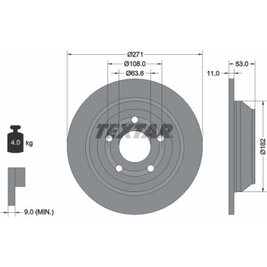 Bremsscheibe PRO 92327403