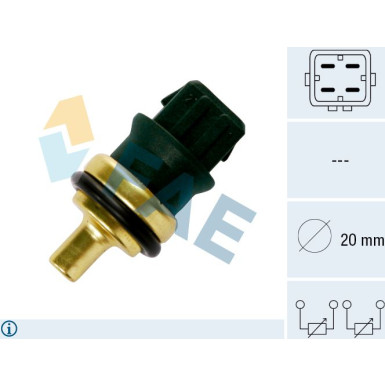 FAE Sensor, Kühlmitteltemperatur 33782 FAE Sensor, Kühlmitteltemperatur 33782