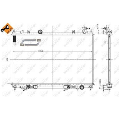 NRF Motorkühler 56089 NRF Motorkühler 56089