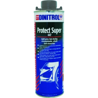 DINITROL 447 Protect Super Steinschlagschutz Hellgrau 1 Liter Saugdose 1102410